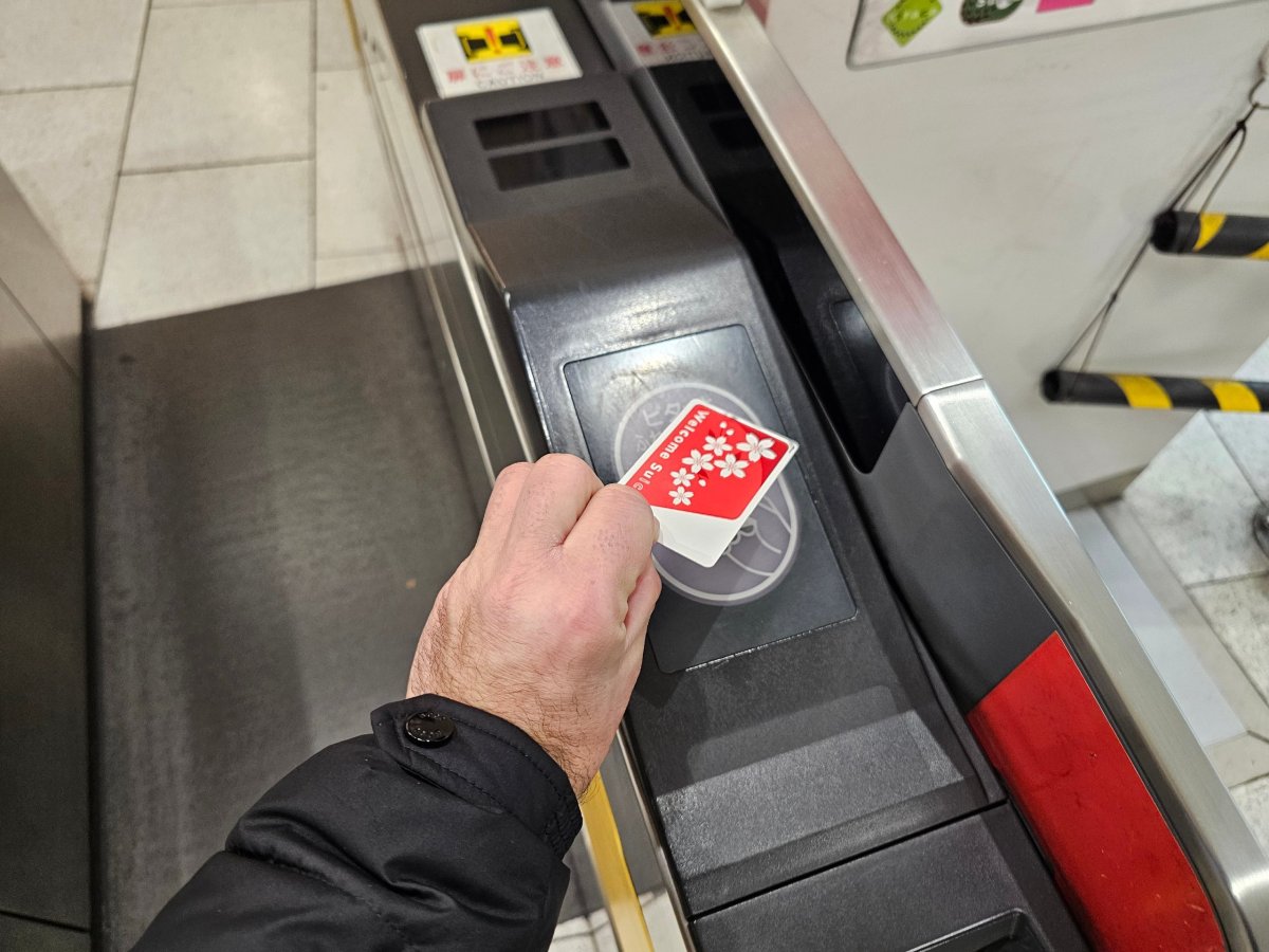 Placení jízdného IC kartou