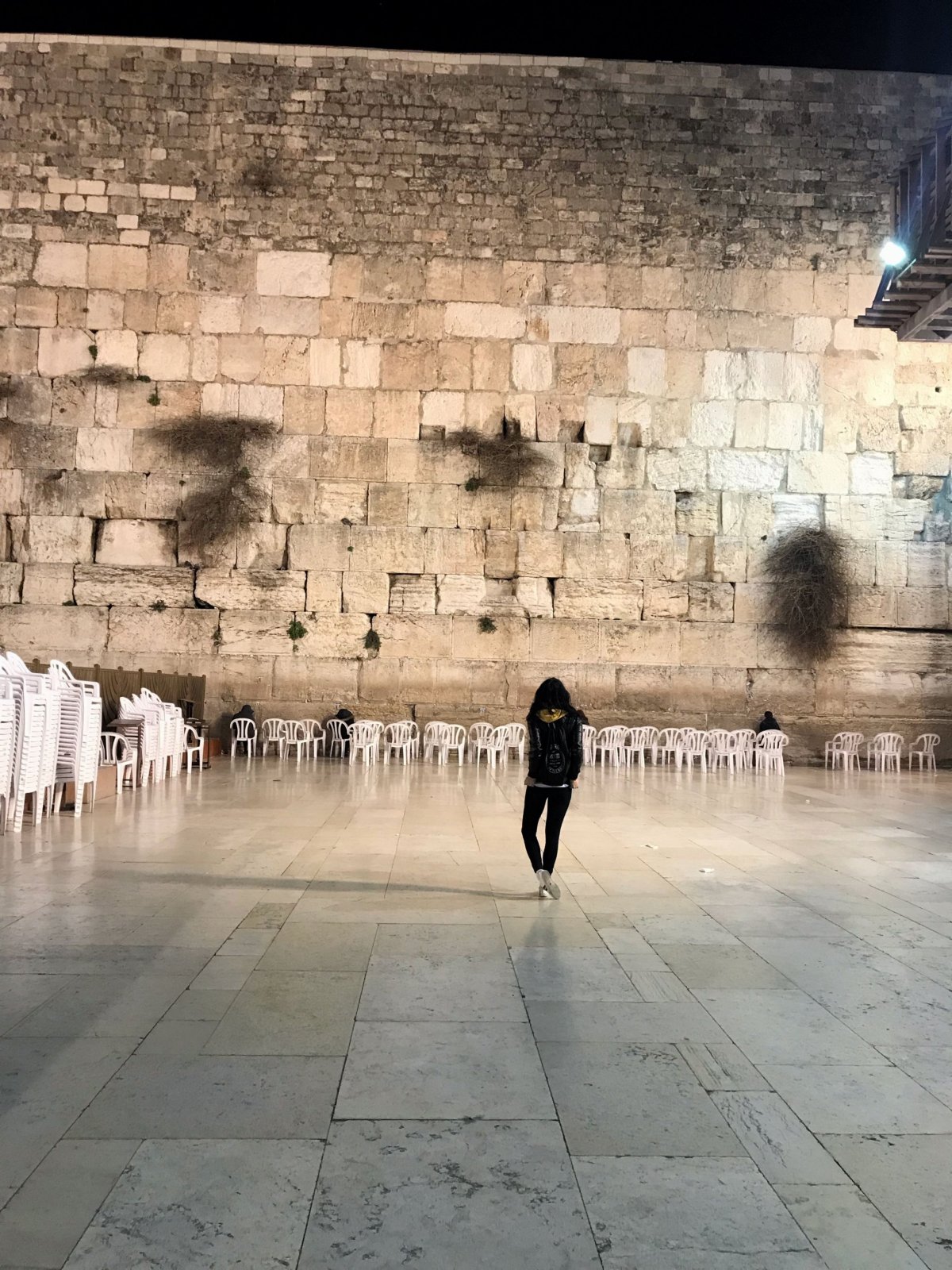 noční Jeruzalém - Zeď nářků