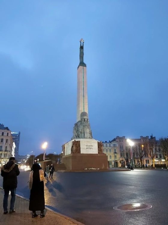Pomník okupace Lotyšska