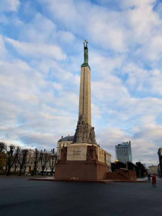 Pomník okupace Lotyšska