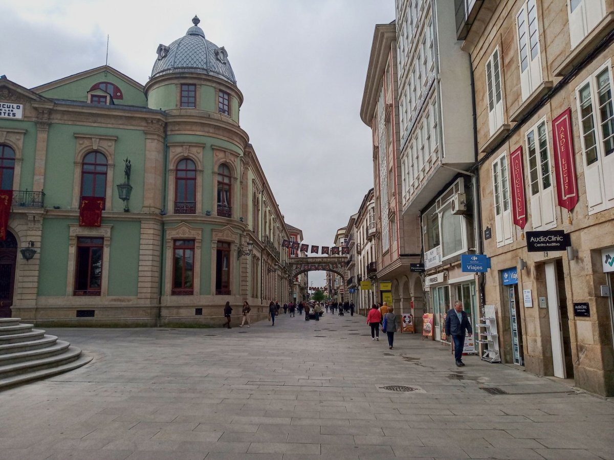 Hlavní ulice v Lugo