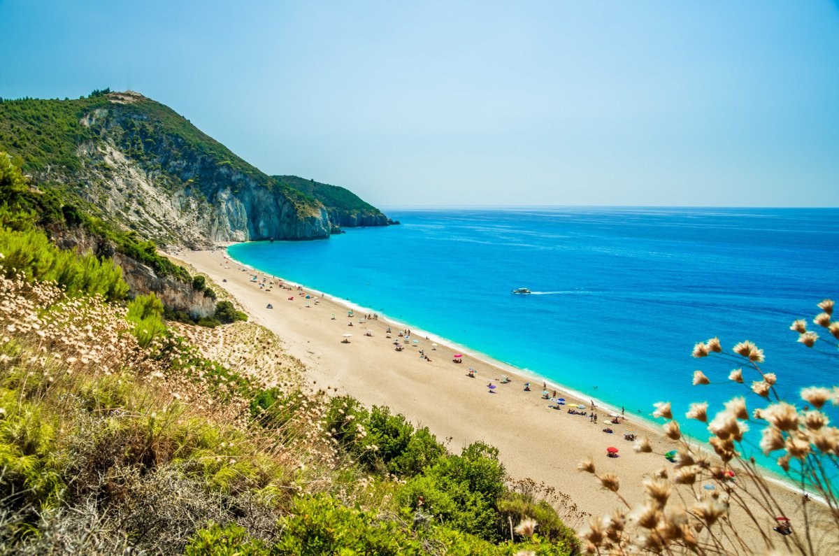 Pláž Milos Lefkada