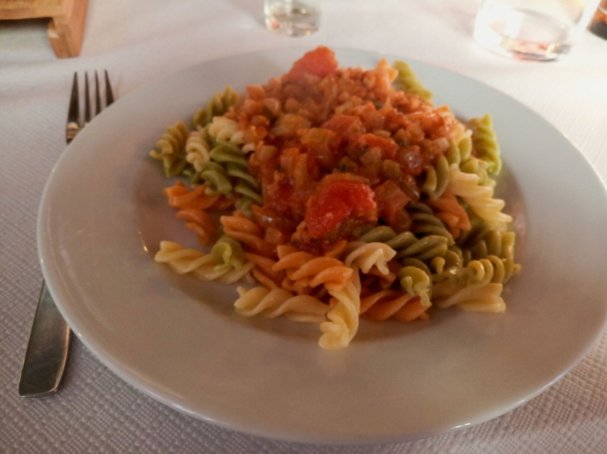 Vegetariánské boloňské špagety