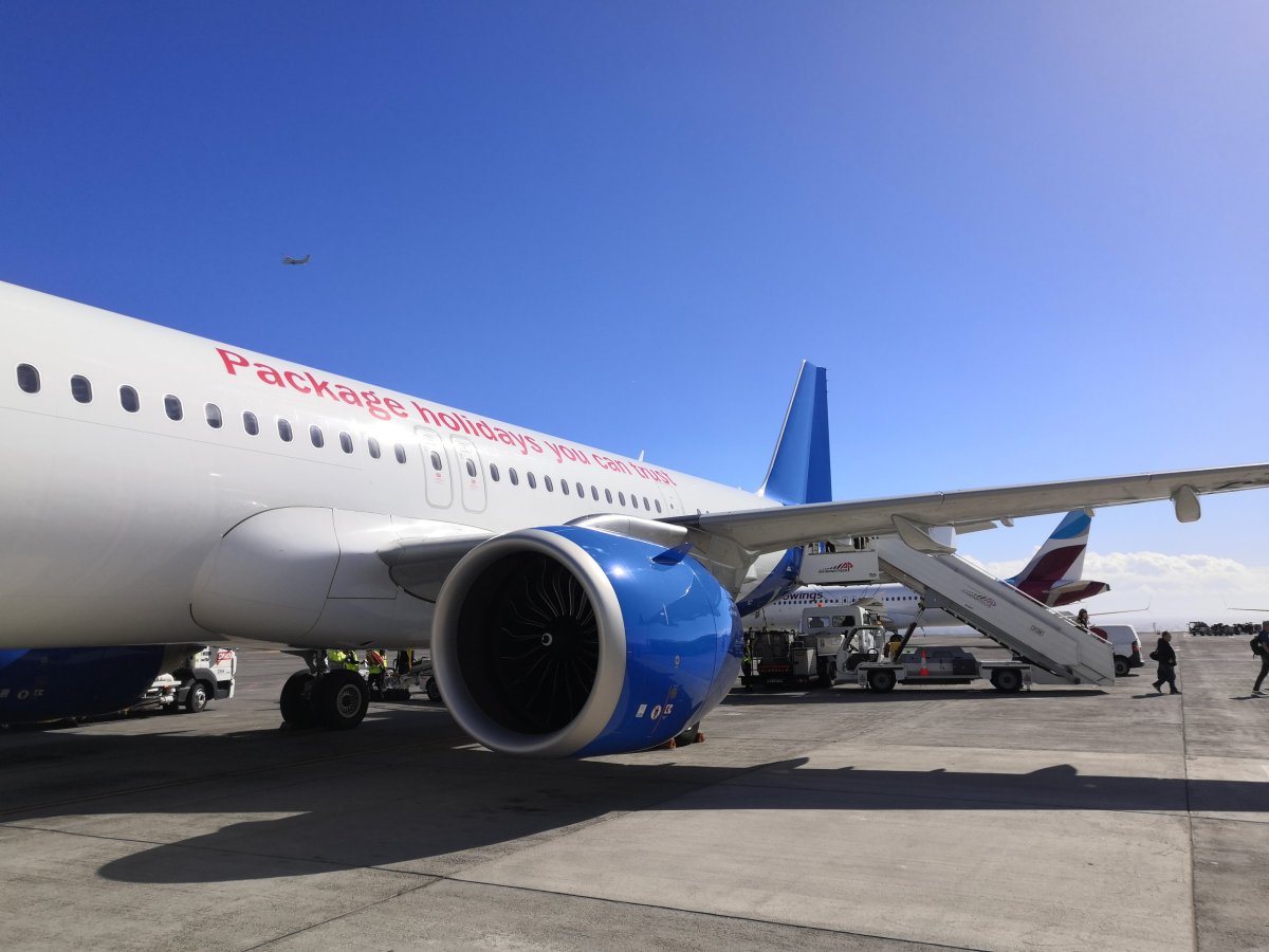Airbus A321 neo společnosti Jet2 na TFS