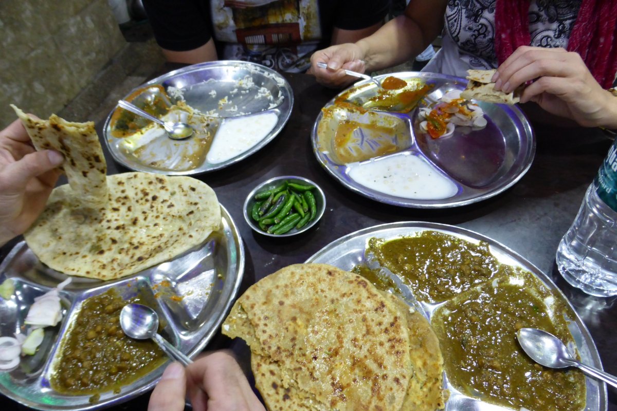 První jídlo v Indii