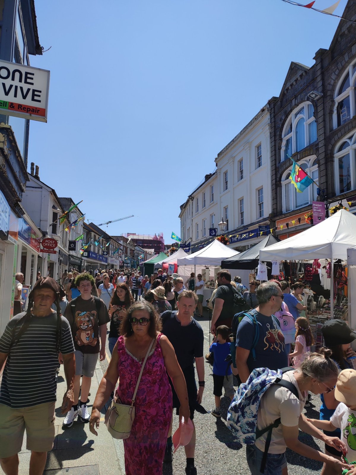 Rušný den v Penzance