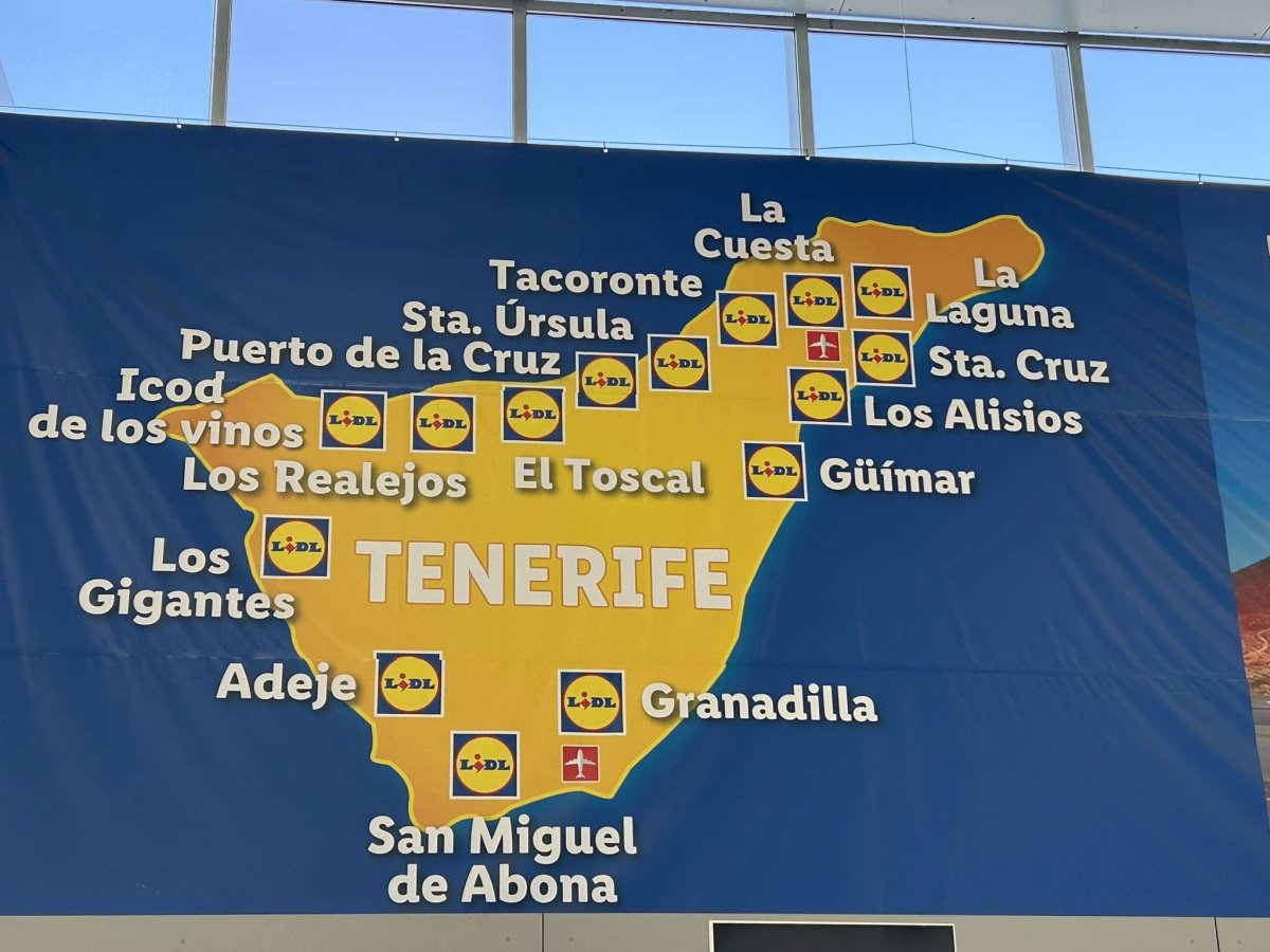 Nejdůležitější mapa ostrova hned na letišti