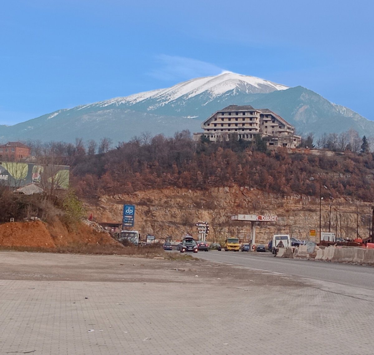 Albánské Alpy, při přestávce trávené kousek za Kosovskou hranicí