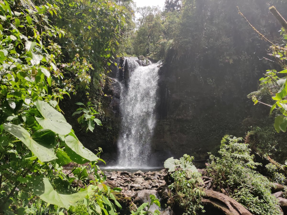 Druhý vodopád z Hidden Waterfalls