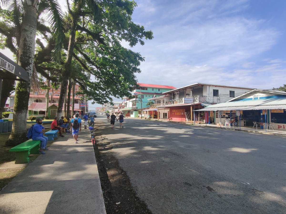 Centrální náměstí v Bocas del Toro