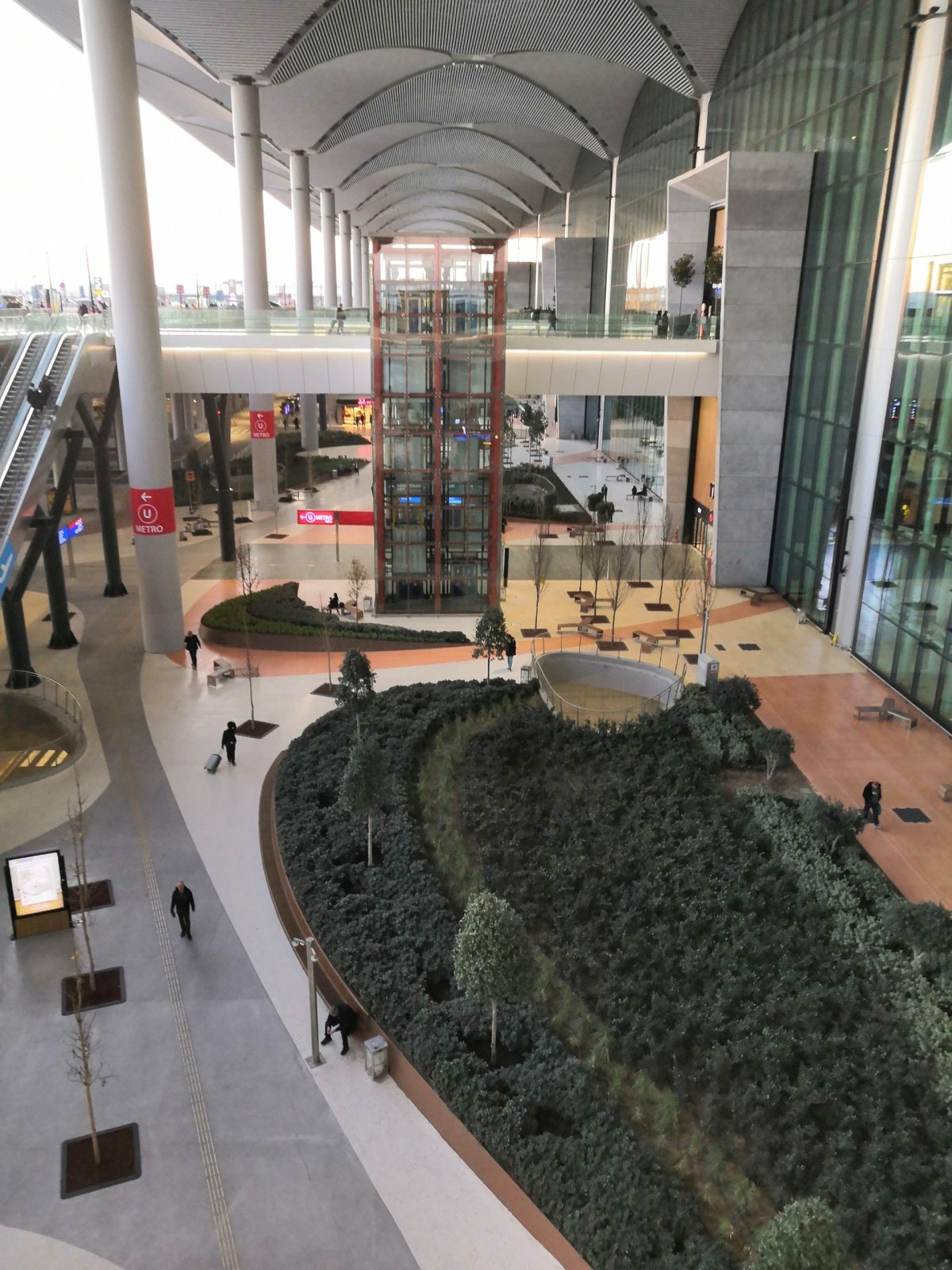 Istanbulské letiště - vstup