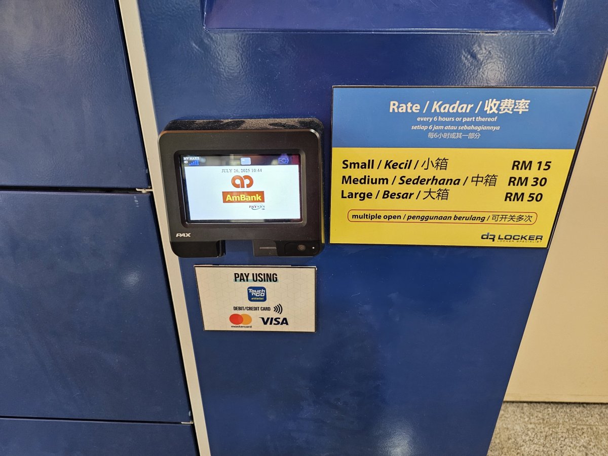 Ceny úschovny zavazadel