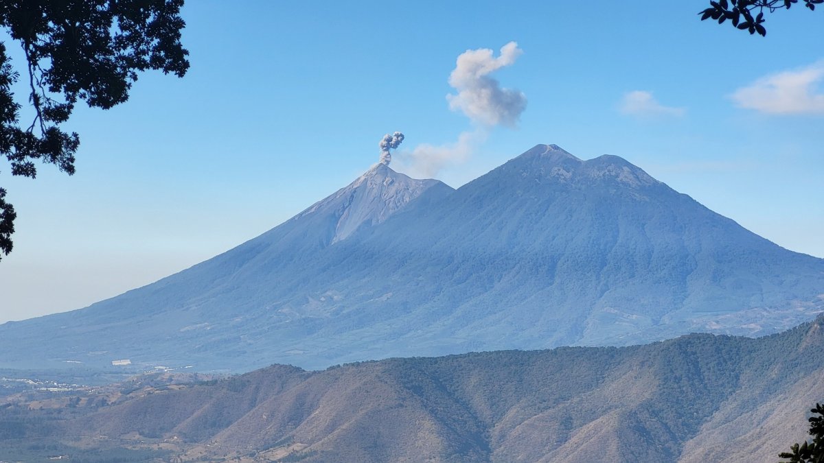 Vulkán Fuego v akci