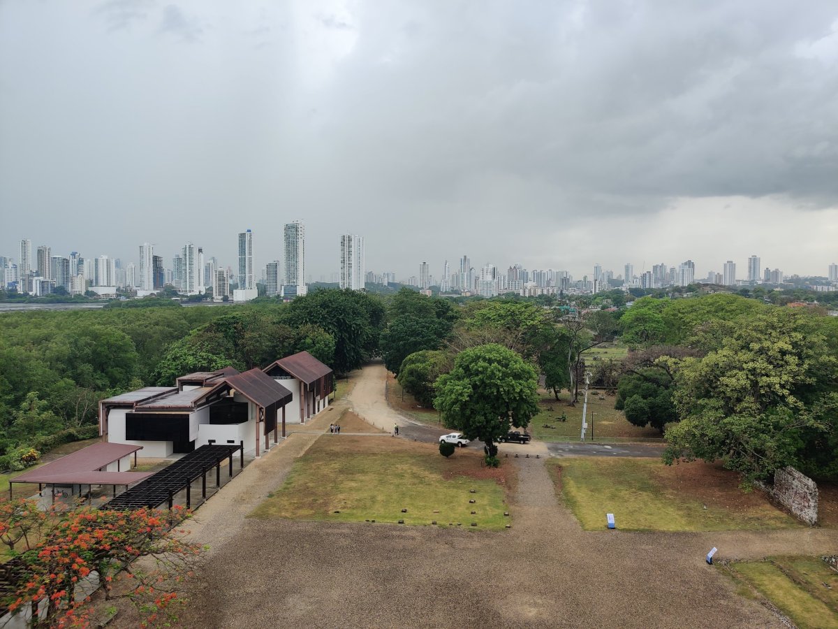 Výhled z Panama Viejo zvonice