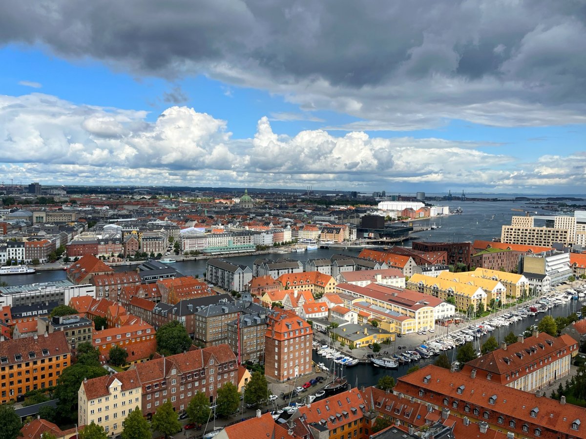 Výhled na centrum Kodaně