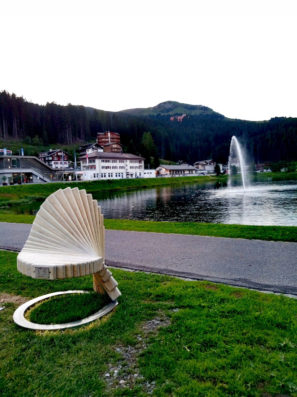 Arosa a jezero Obersee