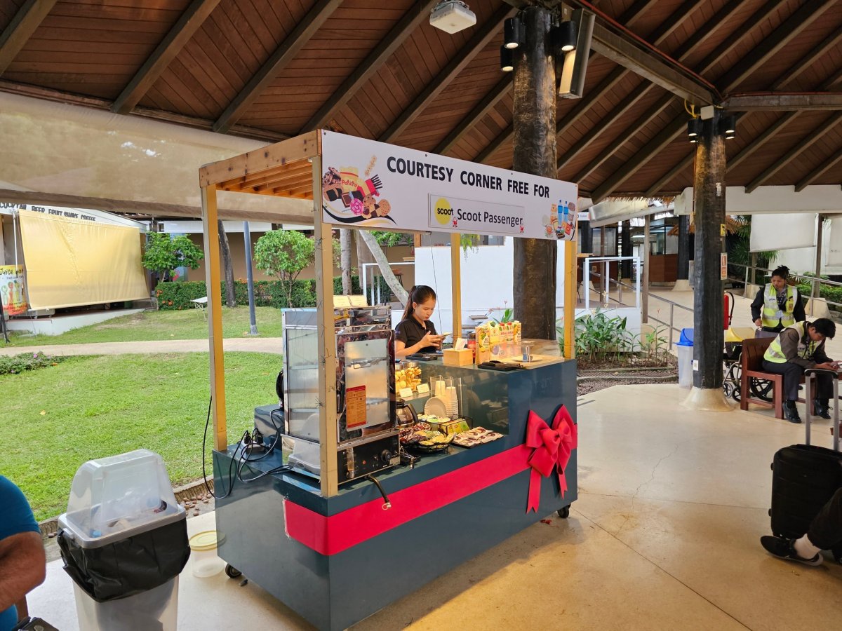 Občerstvení zdarma od aerolinky Scoot