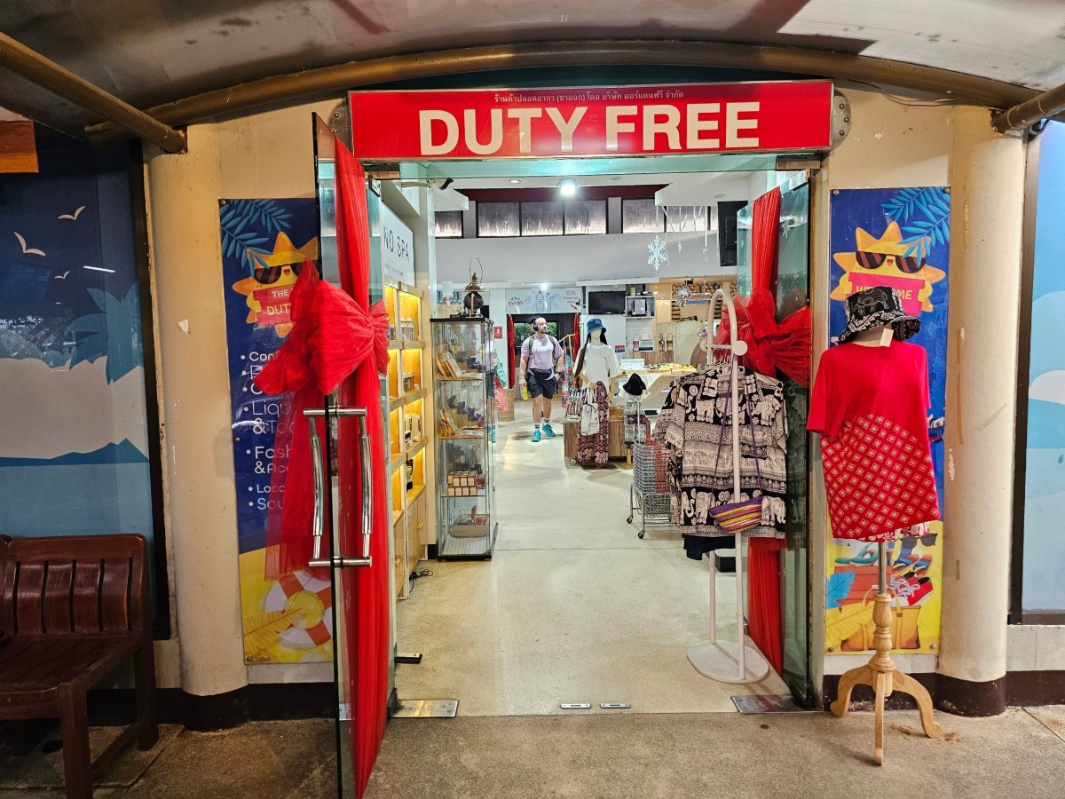 Duty Free Shop, mezinárodní část