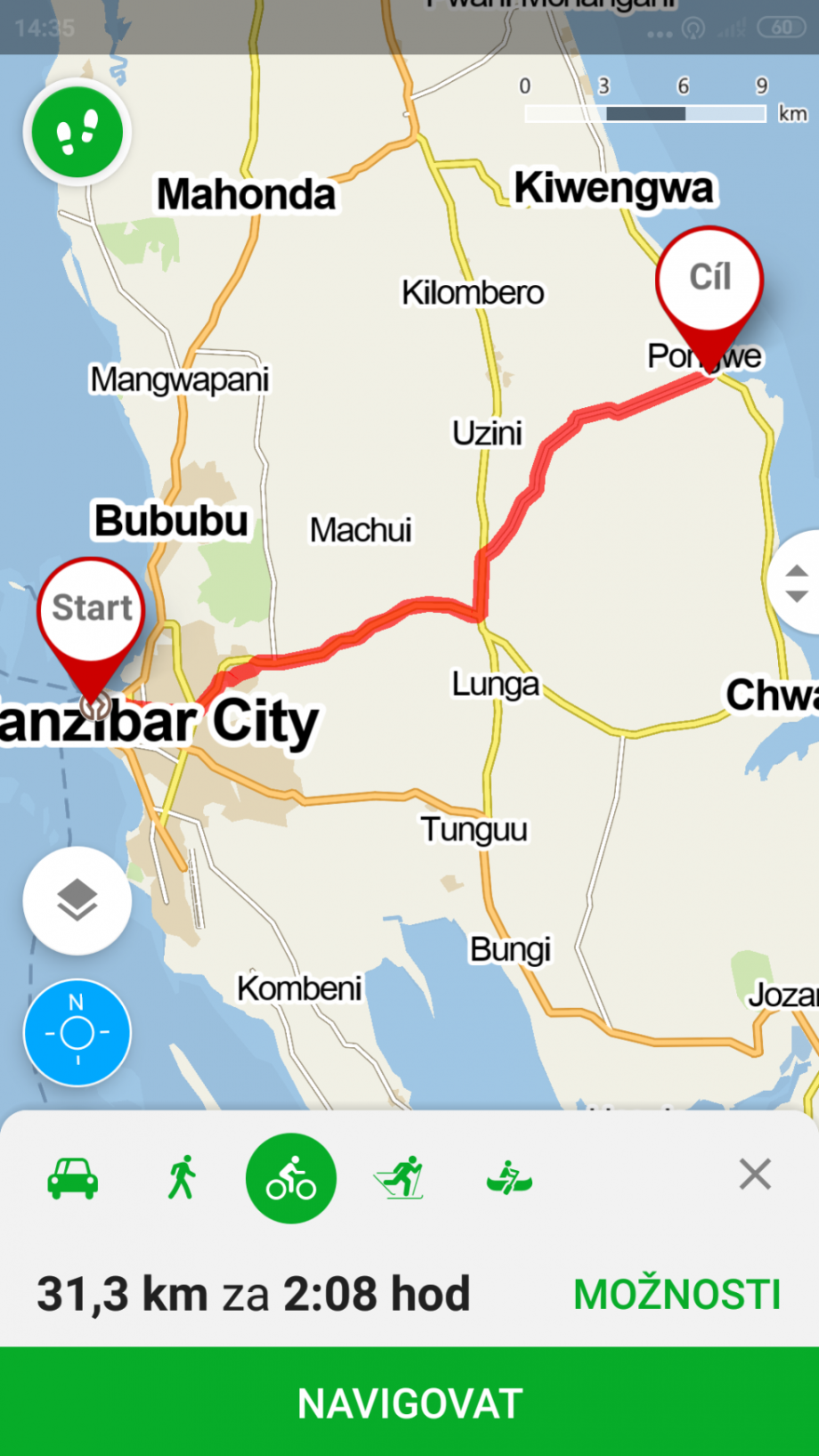 Poslední výlet ze Zanzibar City