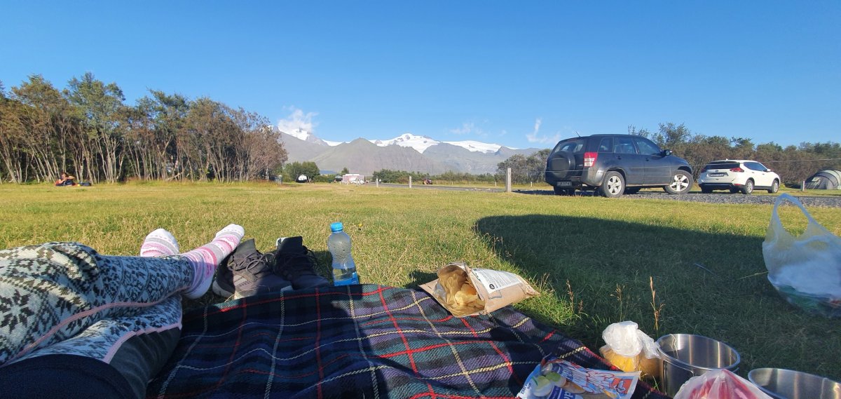 Kemp ve Skaftafellu - srpen 2020