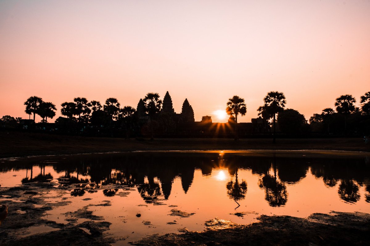 Noční Wat Angkor