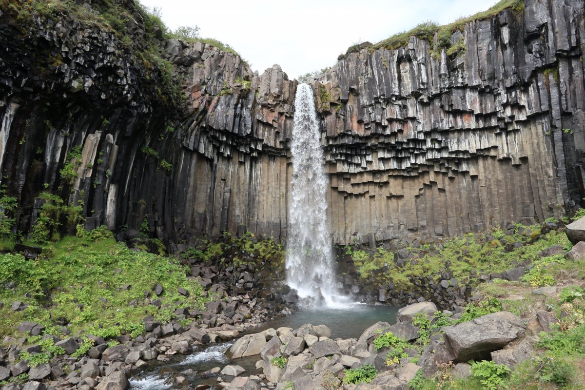 Svartifoss srpen 2020