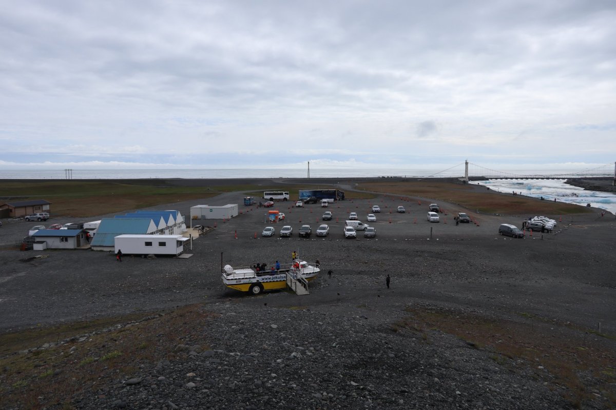 Parkoviště u Jökulsárlón