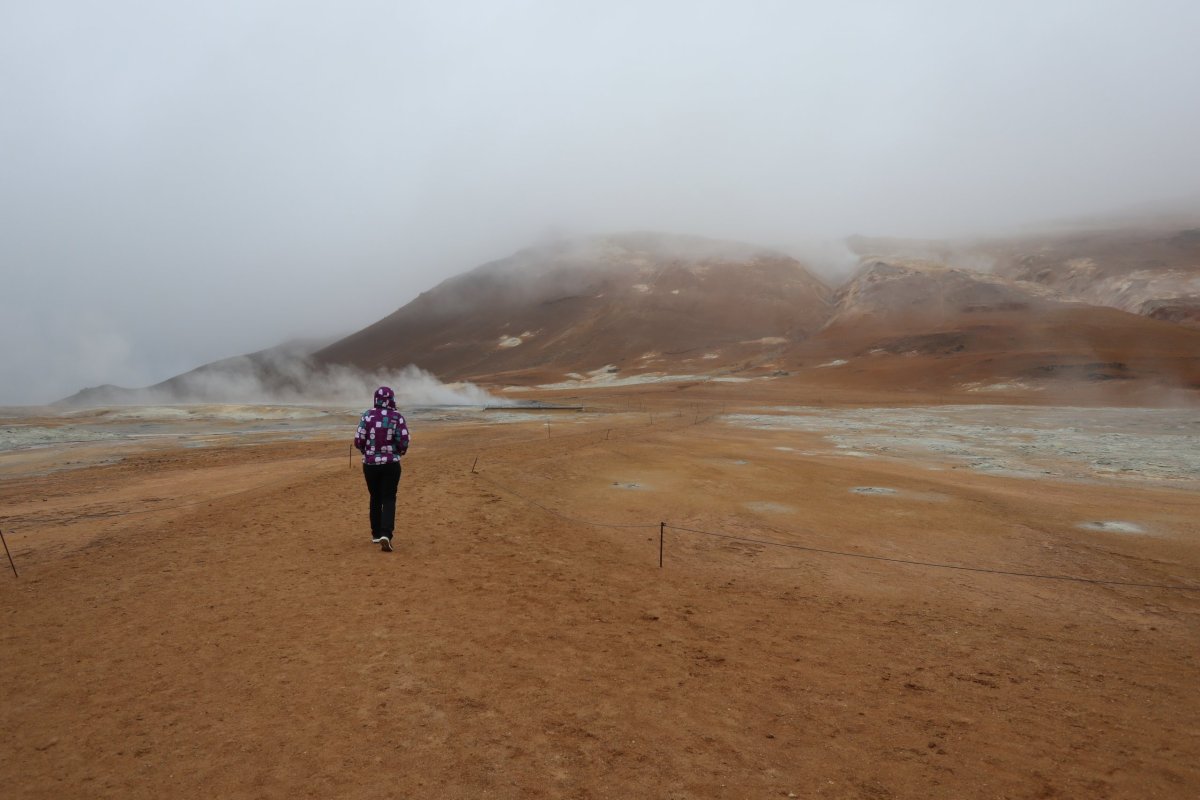geotermální oblast Hverir