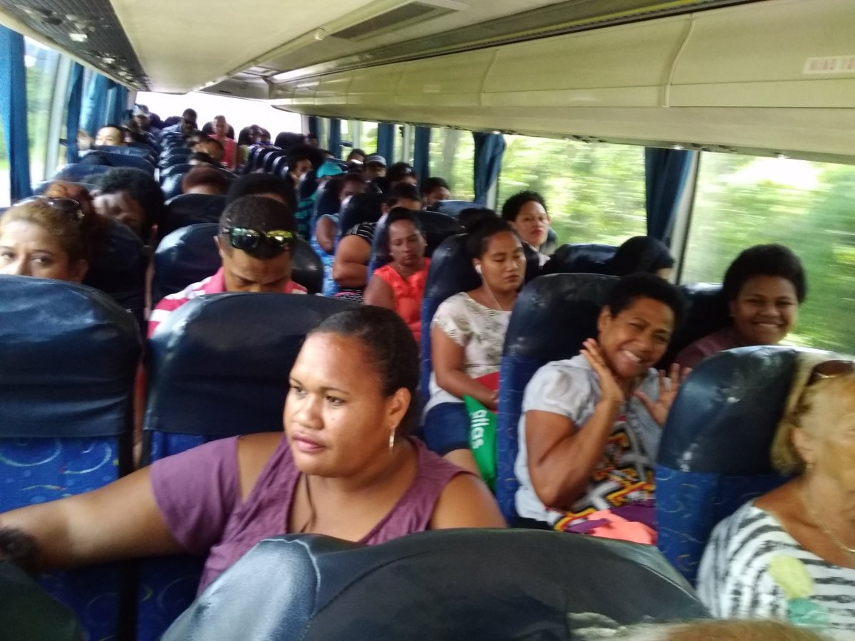 Cesta autobusem do halvního města Suva