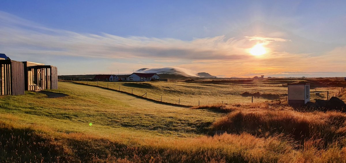 Ráno kemp Grindavík - foceno srpen 2020.