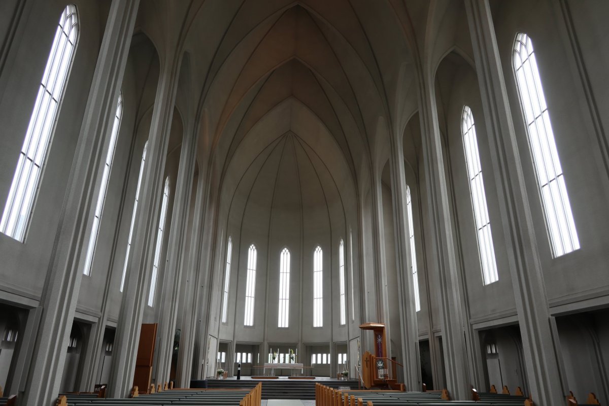 Hallgrímskirkja uvnitř