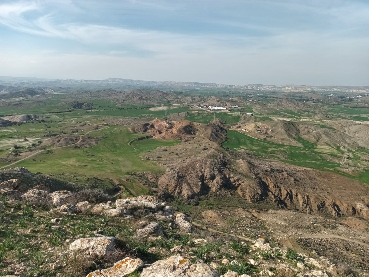 Výhledy do krajiny z Oroklini Nature Trail