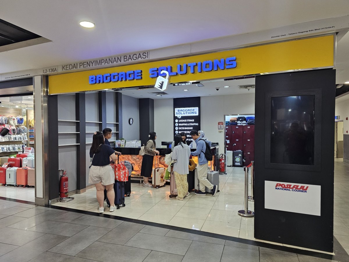 Úschovna zavazadel, terminál 2