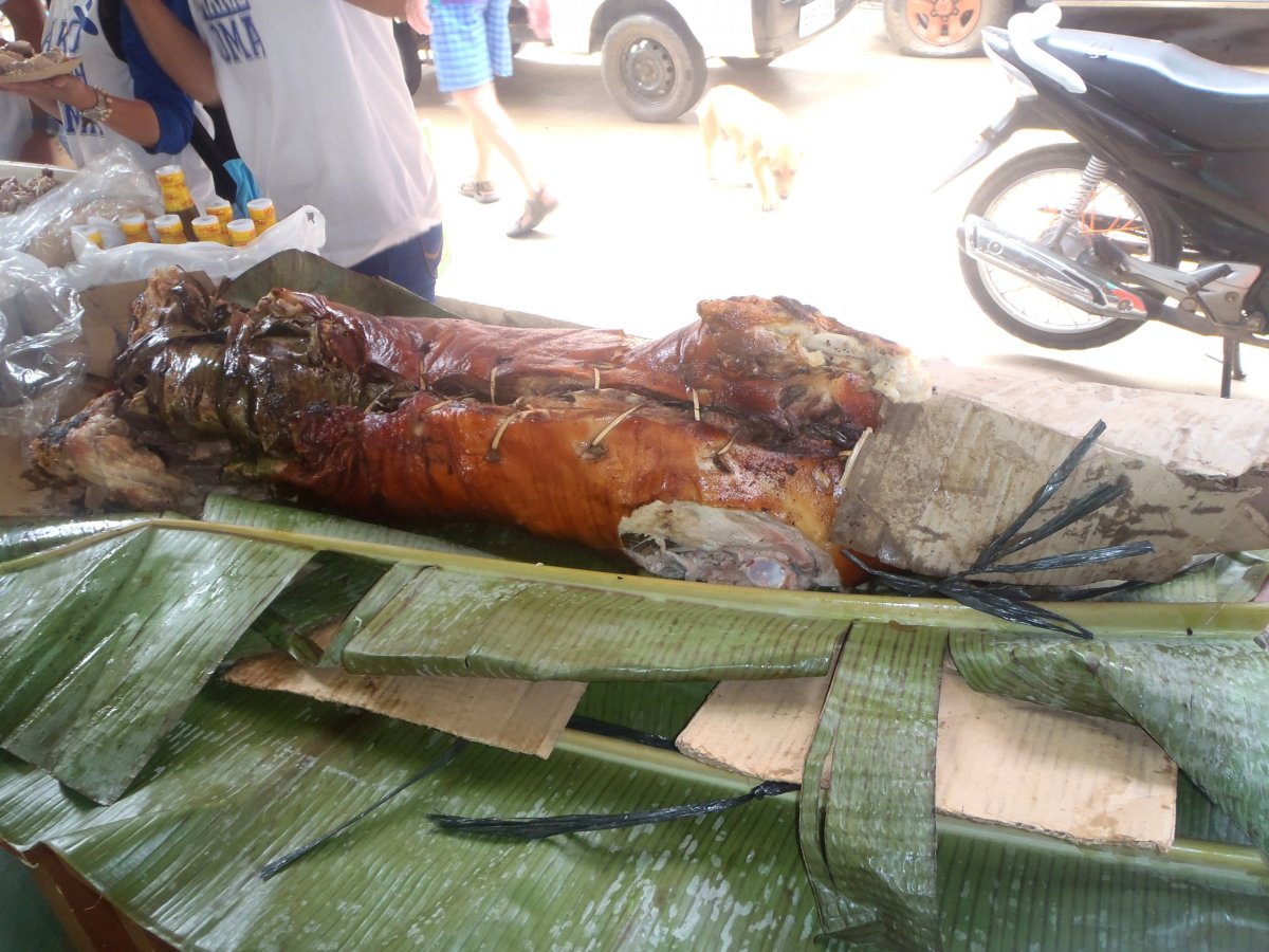 Filipínská specialita-lečon