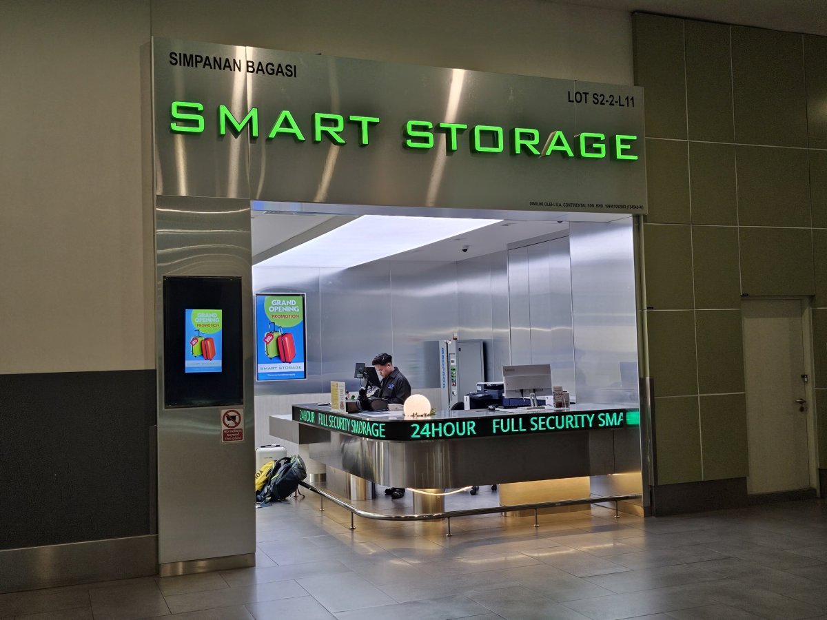 Další úschovna zavazadel, terminál 2