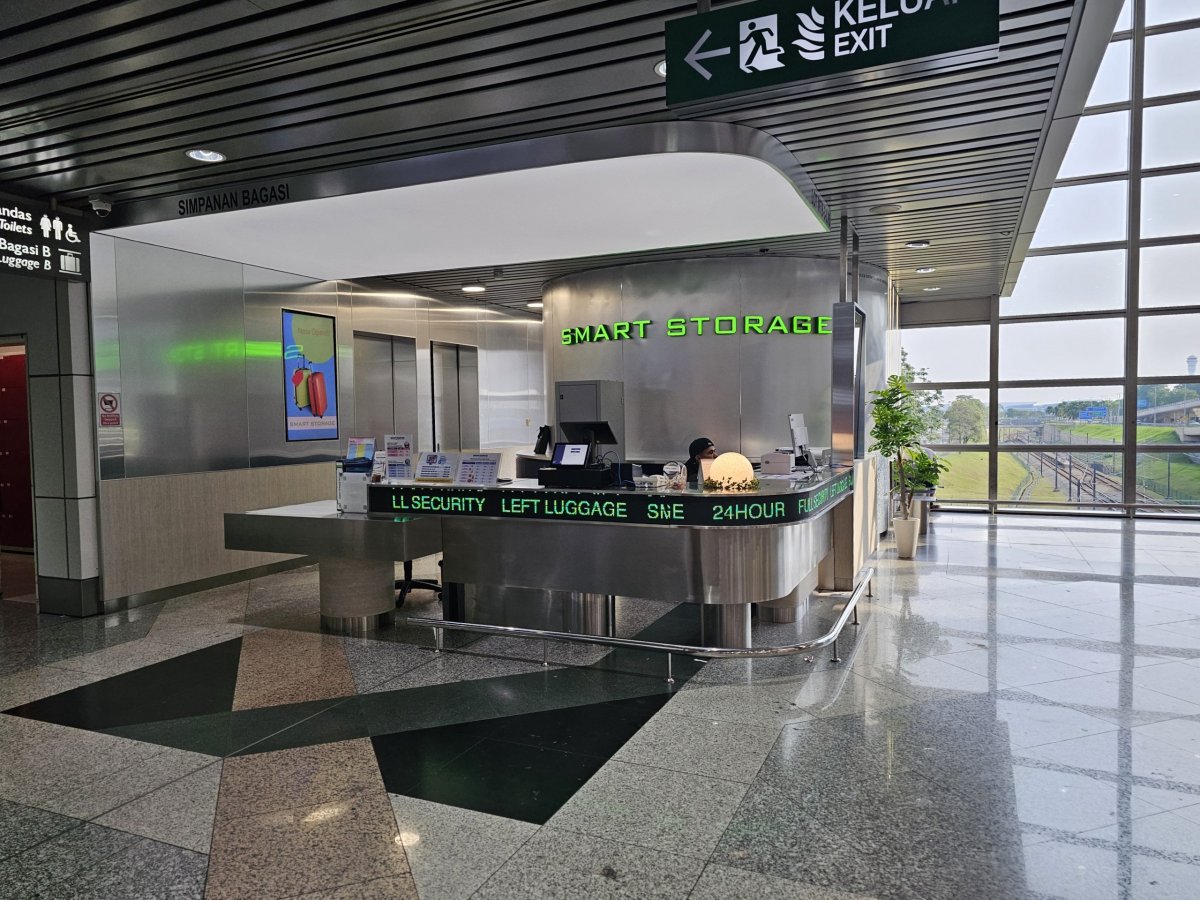 Úschovna zavazadel, terminál 1