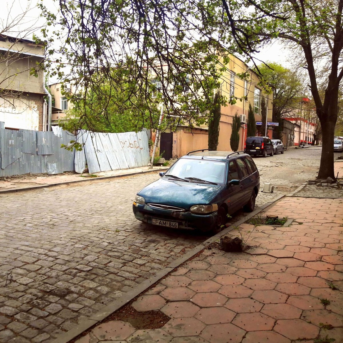 Boulevard před ubytováním