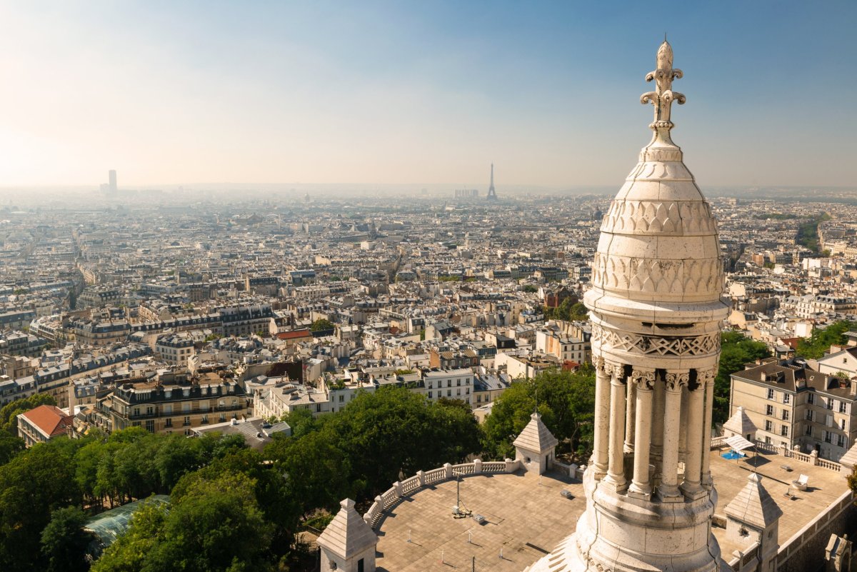 Výhled od Sacré Coeur