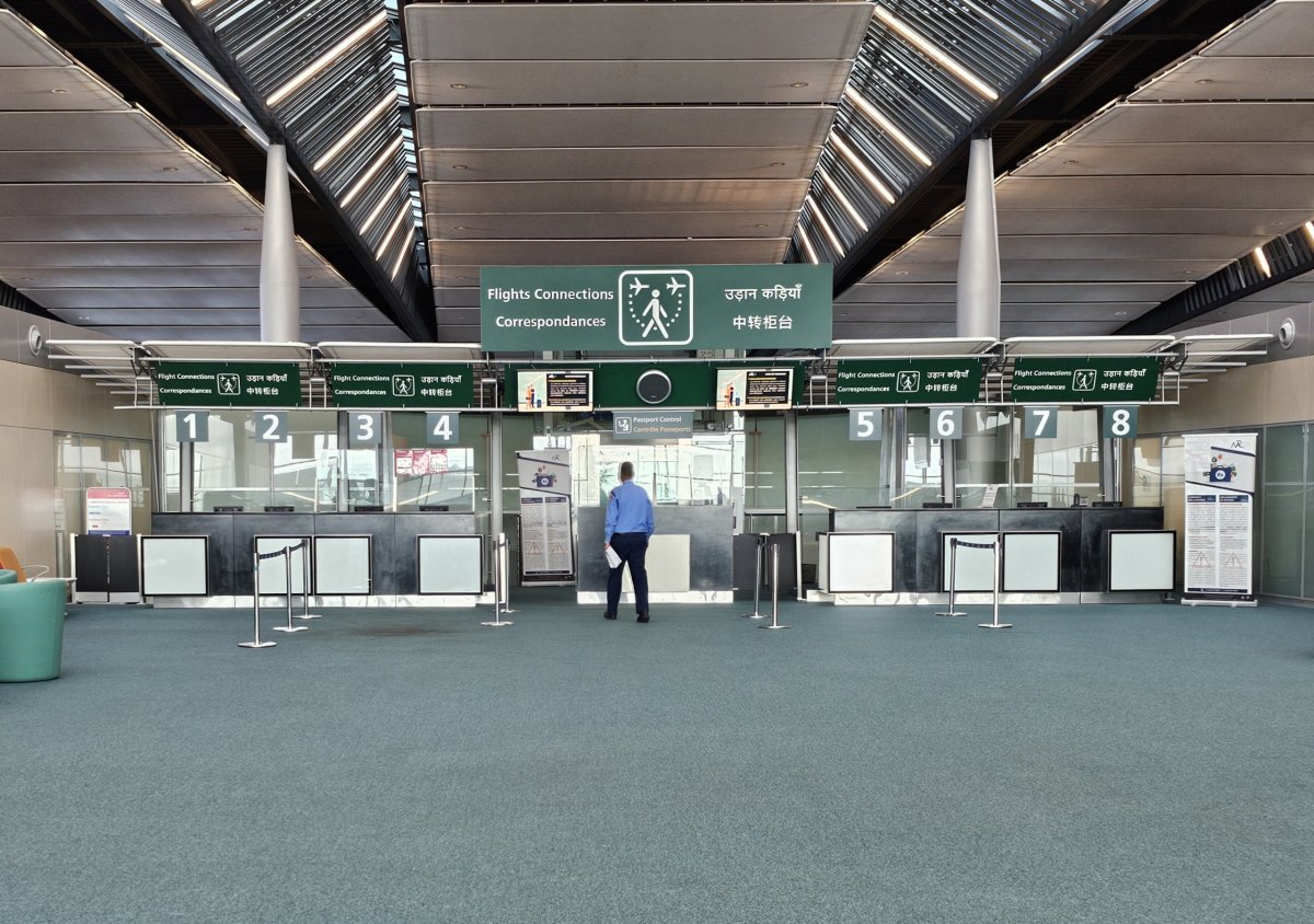 Přestup na letišti Mauritius