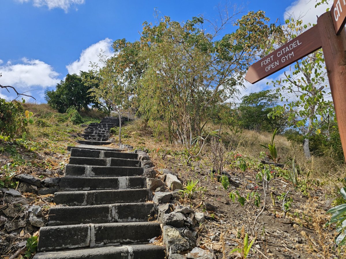 Schody k Fort Citadel
