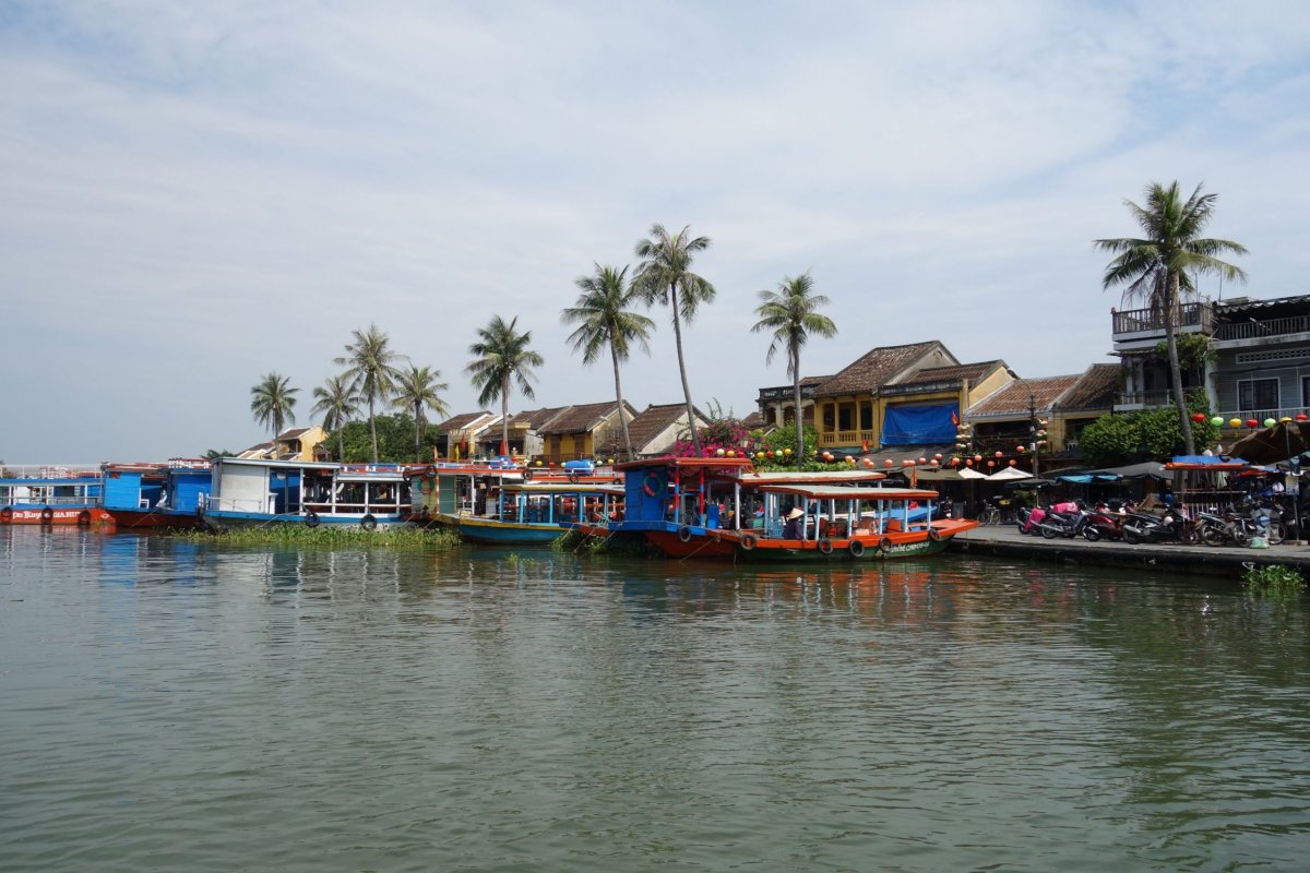 Na řecce v Hoi An