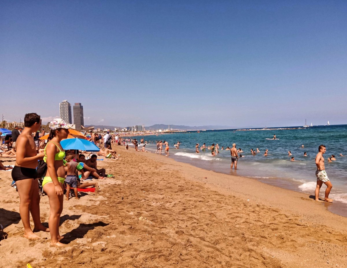 Pláž Barceloneta 