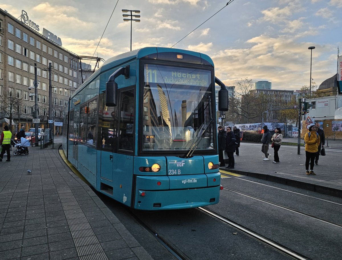 Tramvaje ve Frankfurtu