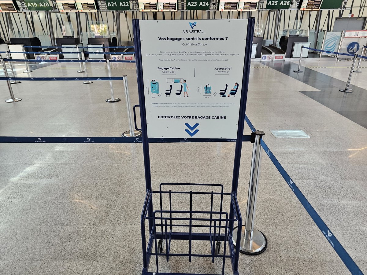 Šablona na příruční zavazadla