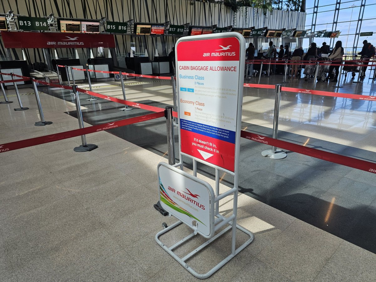 Šablona na příruční zavazadlo