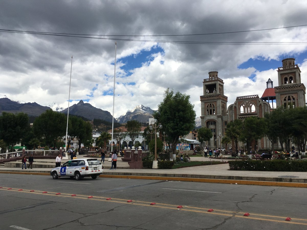 Huaraz - samotné město není příliš zajímavé 