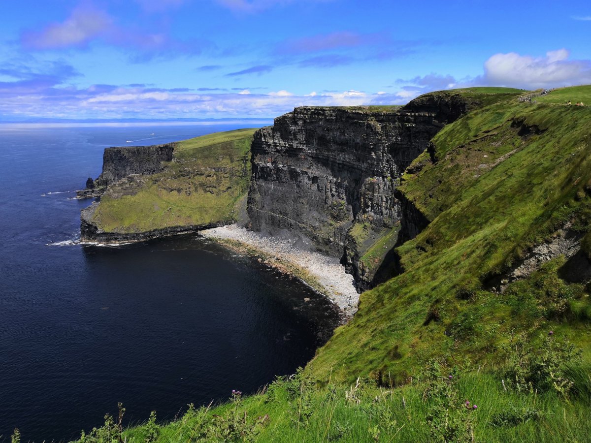 Severní část útesů