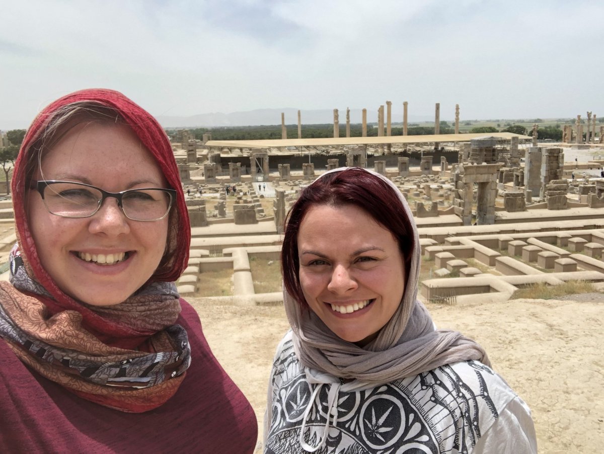 Vykopávky v Persepolis.