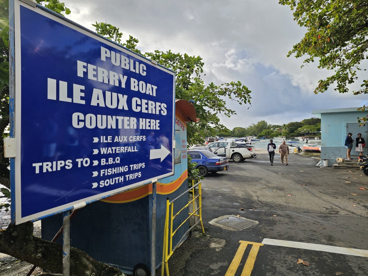 Trajekt na Ile aux Cerfs