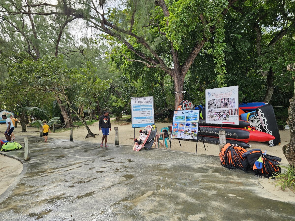 Vodní sporty na Ile aux Cerfs
